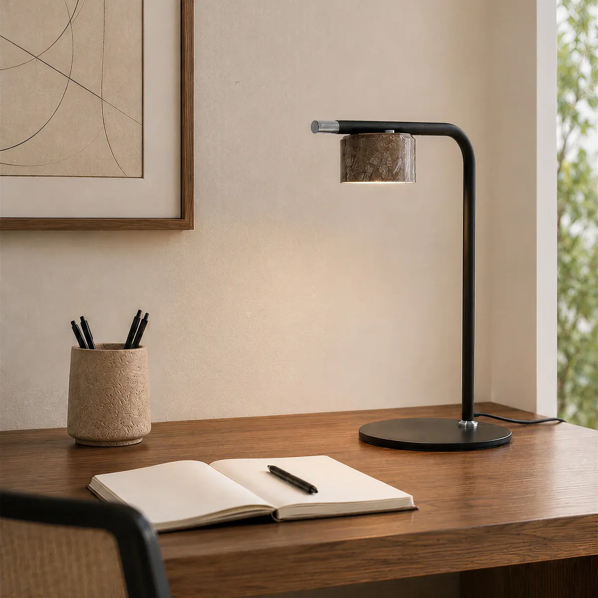 Aromas del Campo Horeo Marble table lamp green