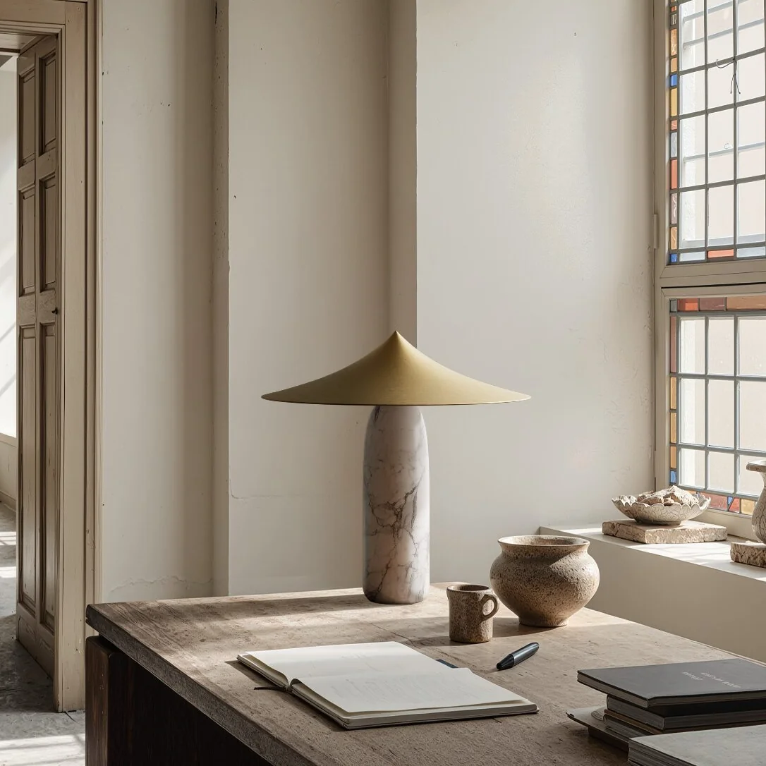 Aromas del Campo Kine Marble table lamp white