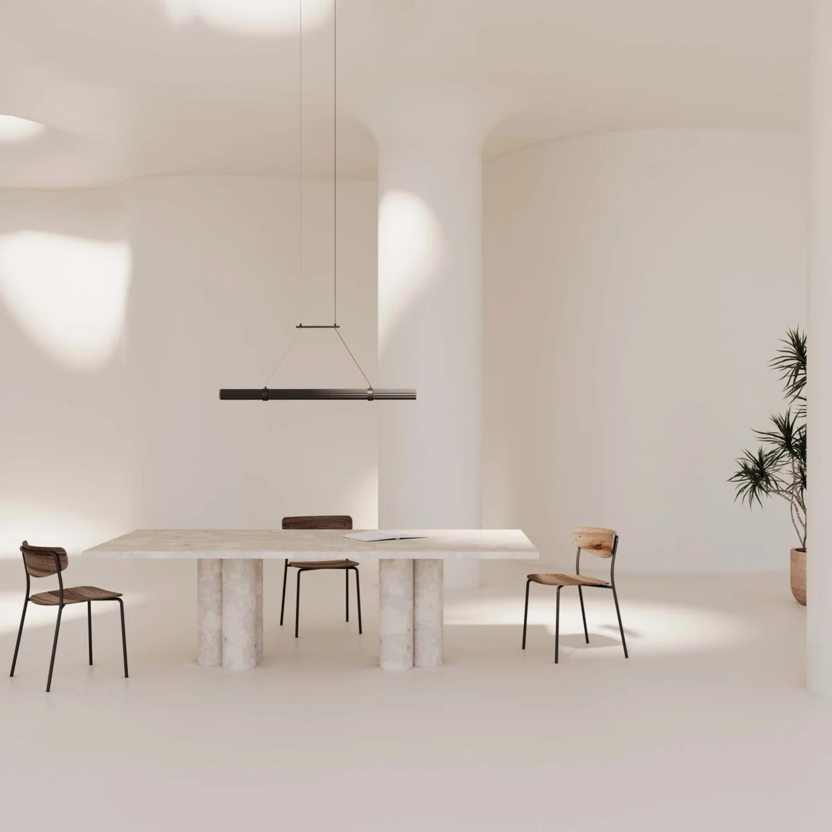 Aromas del Campo Niro Walnut suspension matt black