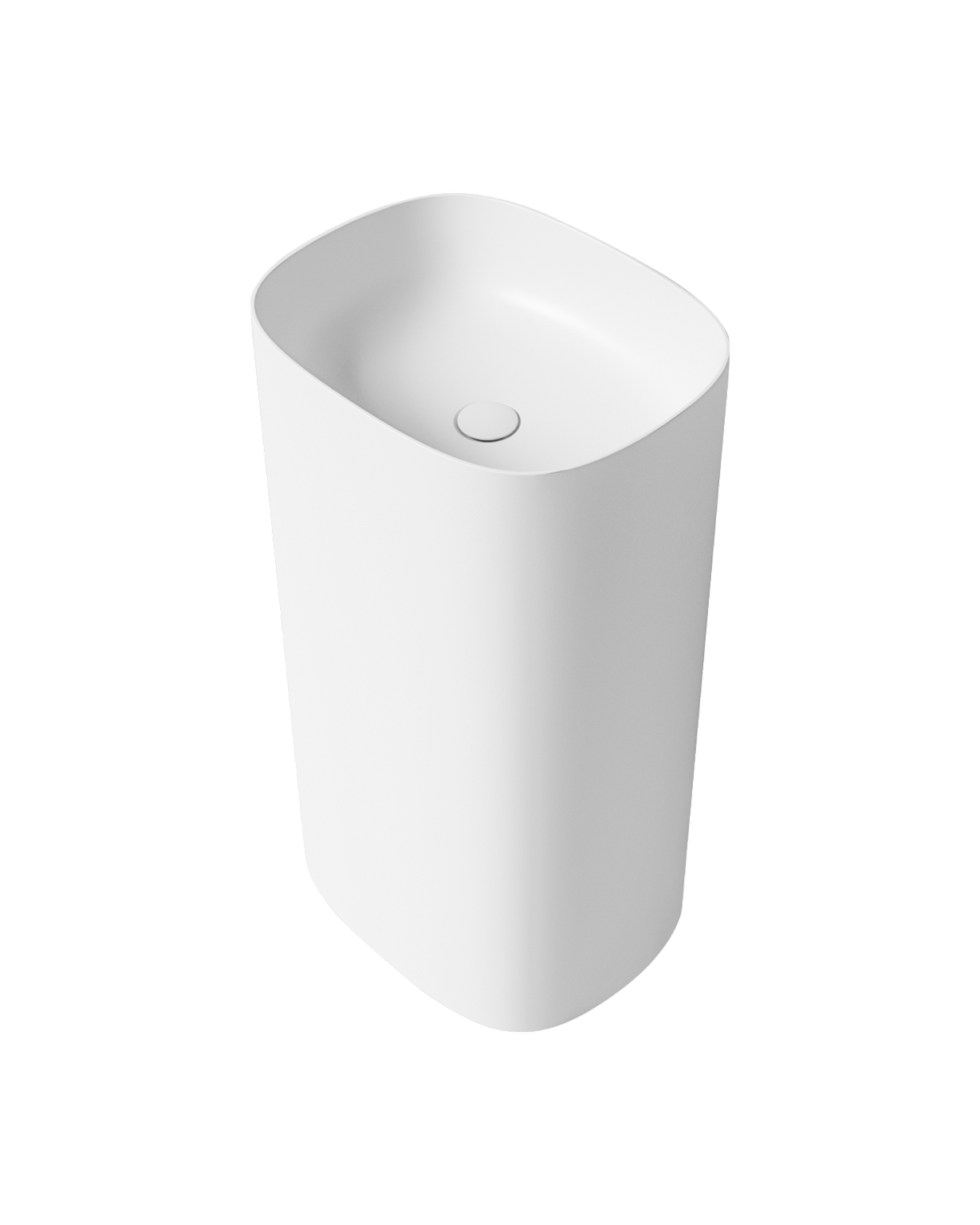 AXA Oval Freestanding solid surface basin sahara matt 48x38 cm