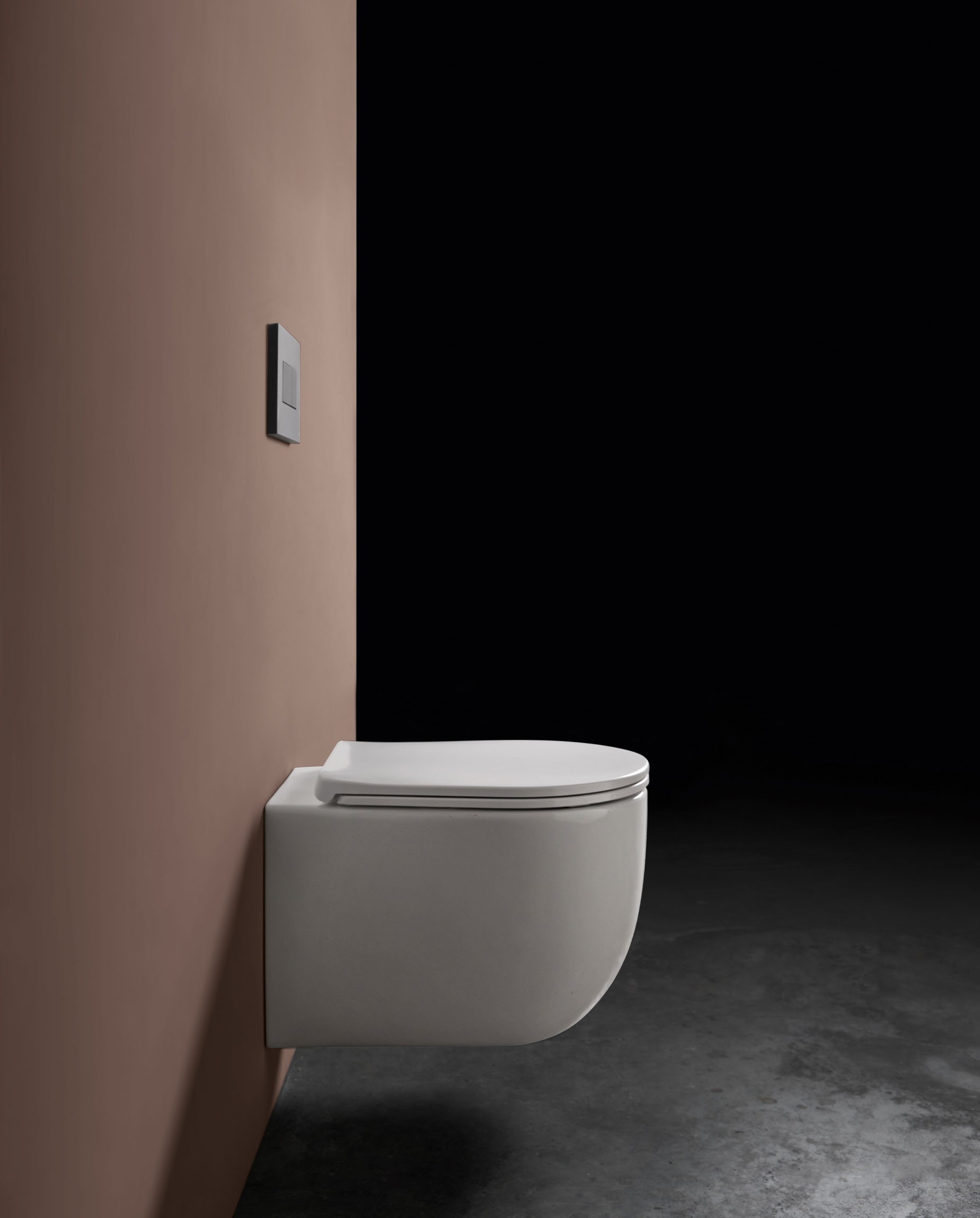 AXA Avani Wall hung wc no-rim white glossy