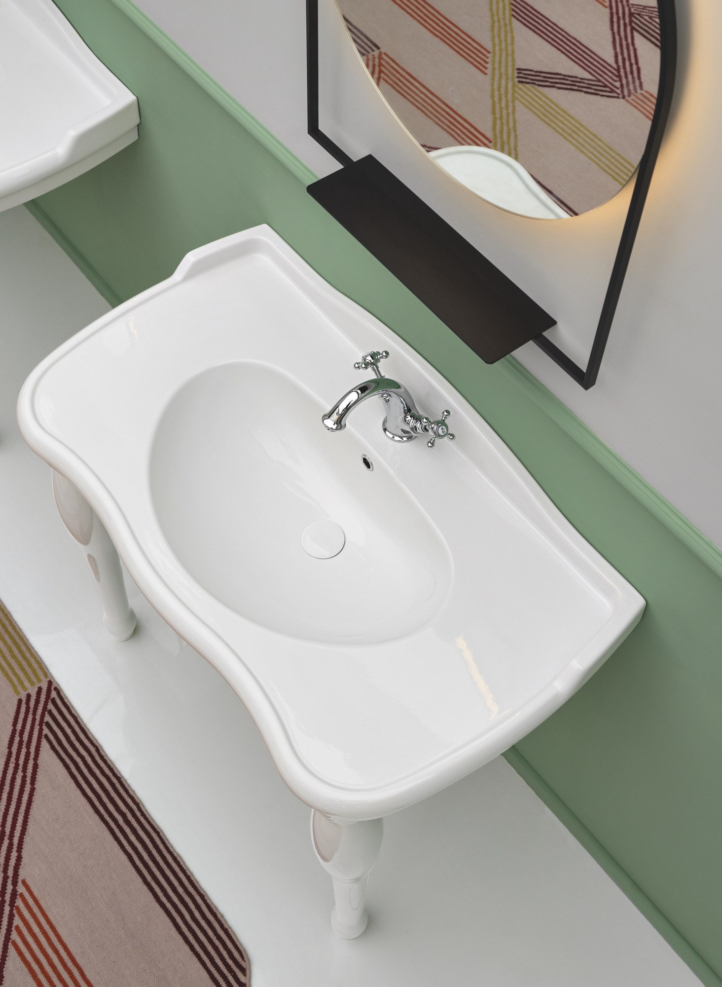 AXA Contea Consolle 100×56 cm white glossy