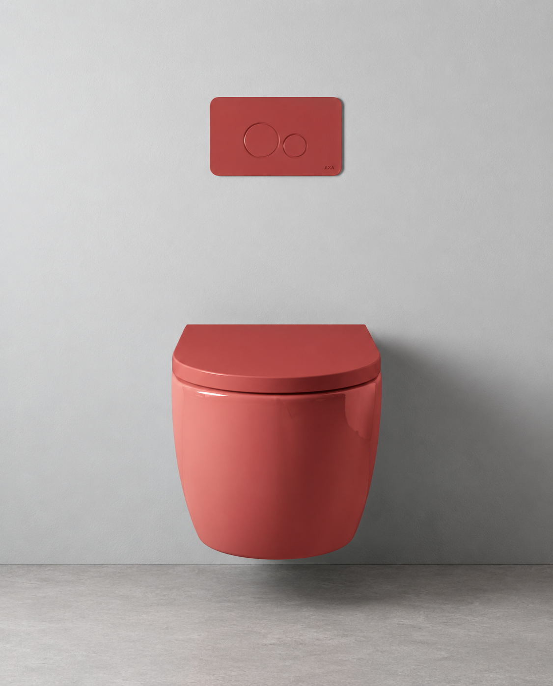 AXA Glomp Flushing plate tramonto glossy