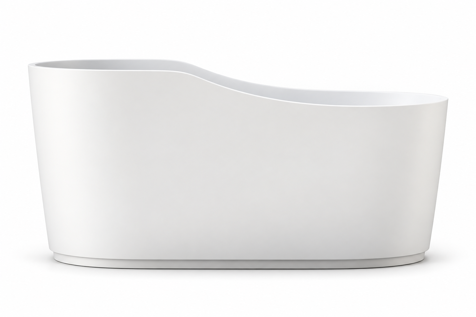Colacril Modena Solid surface freestanding bathtub 140x75x65/75 cm