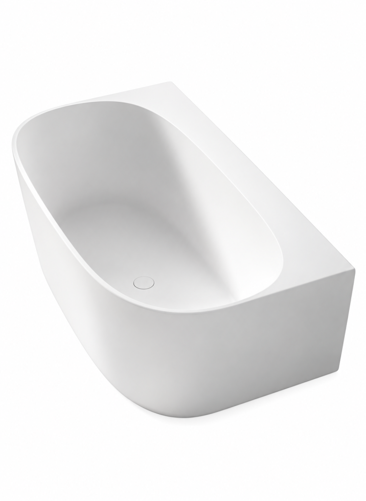 Colacril Sovana BTW solid surface bathtub 160x84x55 cm