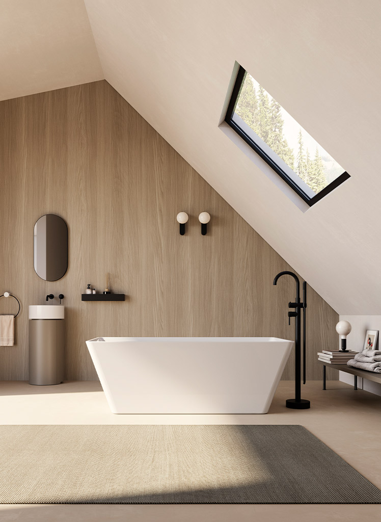 Colacril Firenze Acrylic freestanding bathtub 160x70x55cm