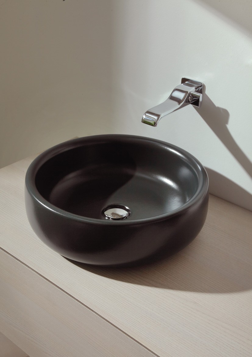 Flaminia Bonola Counter-top basin 46 cm black