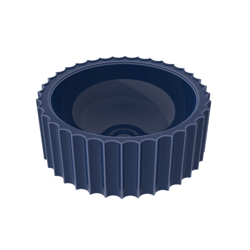 Flaminia Settecento Counter-top basin 44 cm topazio glossy