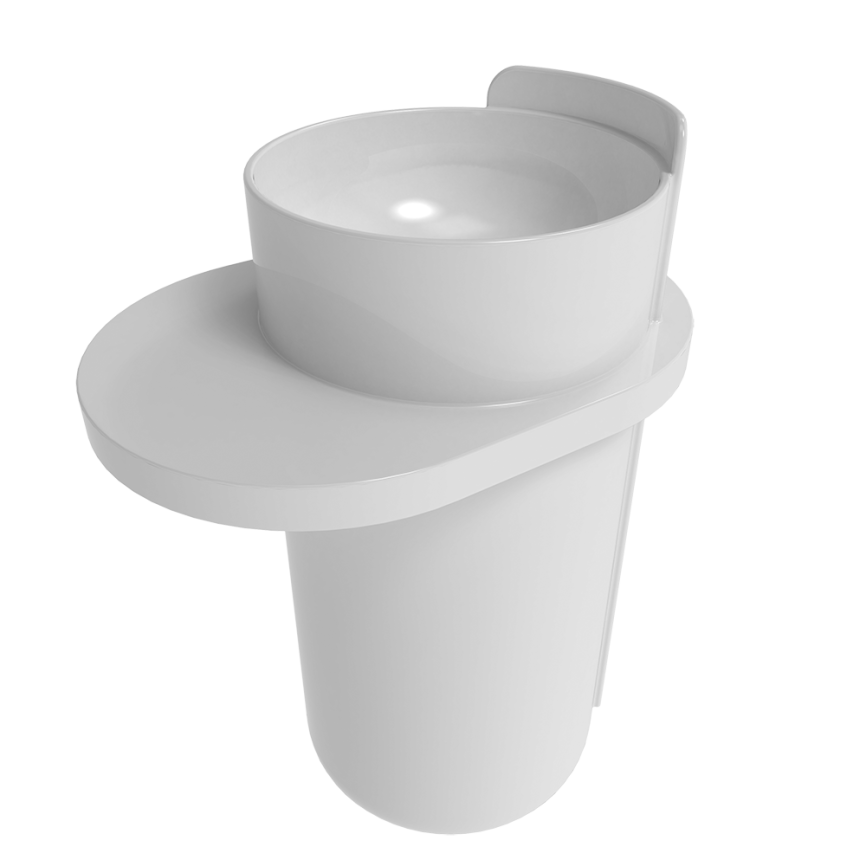 Flaminia Norma Freestanding basin 70x50 cm latte matt