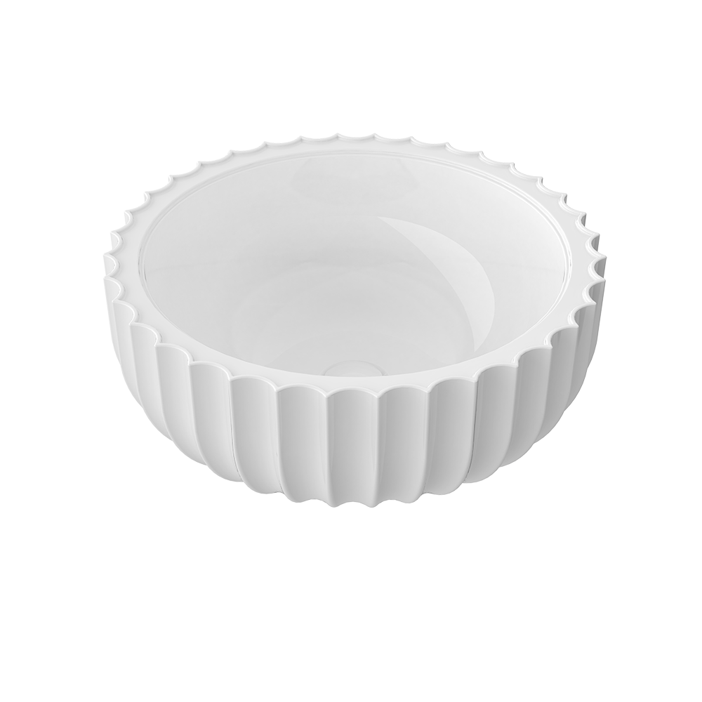 Flaminia Settecento Counter-top basin 44 cm latte matt