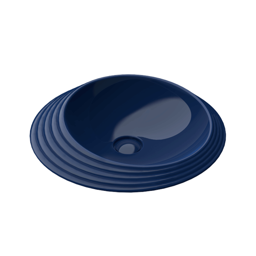 Flaminia Spire Counter-top basin 48 cm topazio glossy