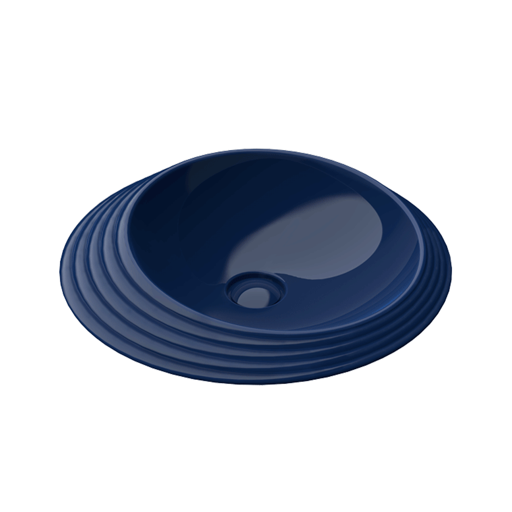 Flaminia Spire Counter-top basin 48 cm topazio glossy
