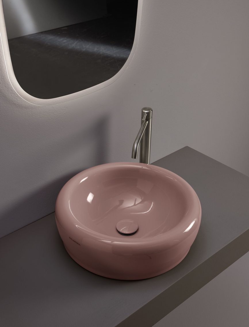 Flaminia Siena Counter-top basin 46 cm terracotta