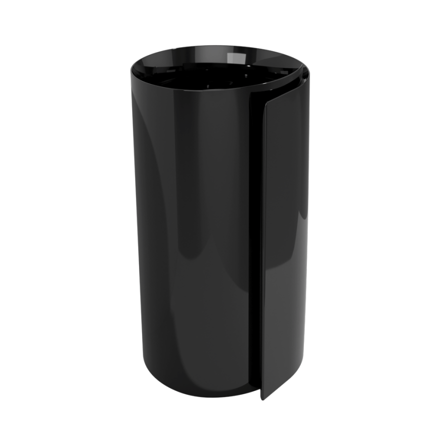 Flaminia Monoroll Freestanding basin 44 cm black glossy