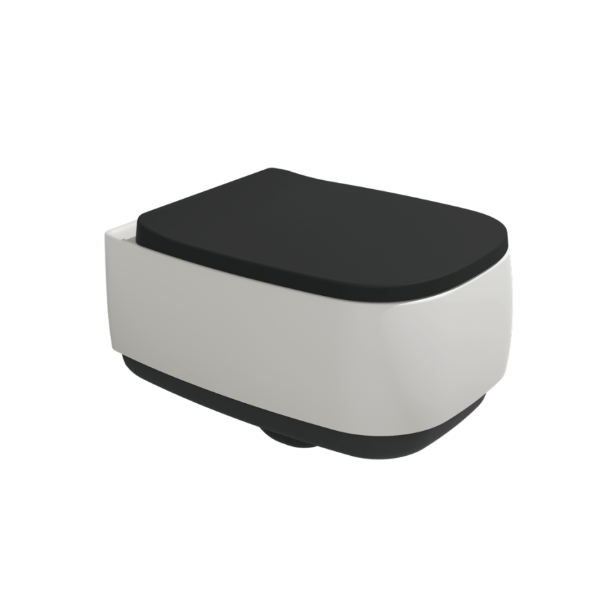 Flaminia Flag Goclean Wall-hung  wc latte-carbone