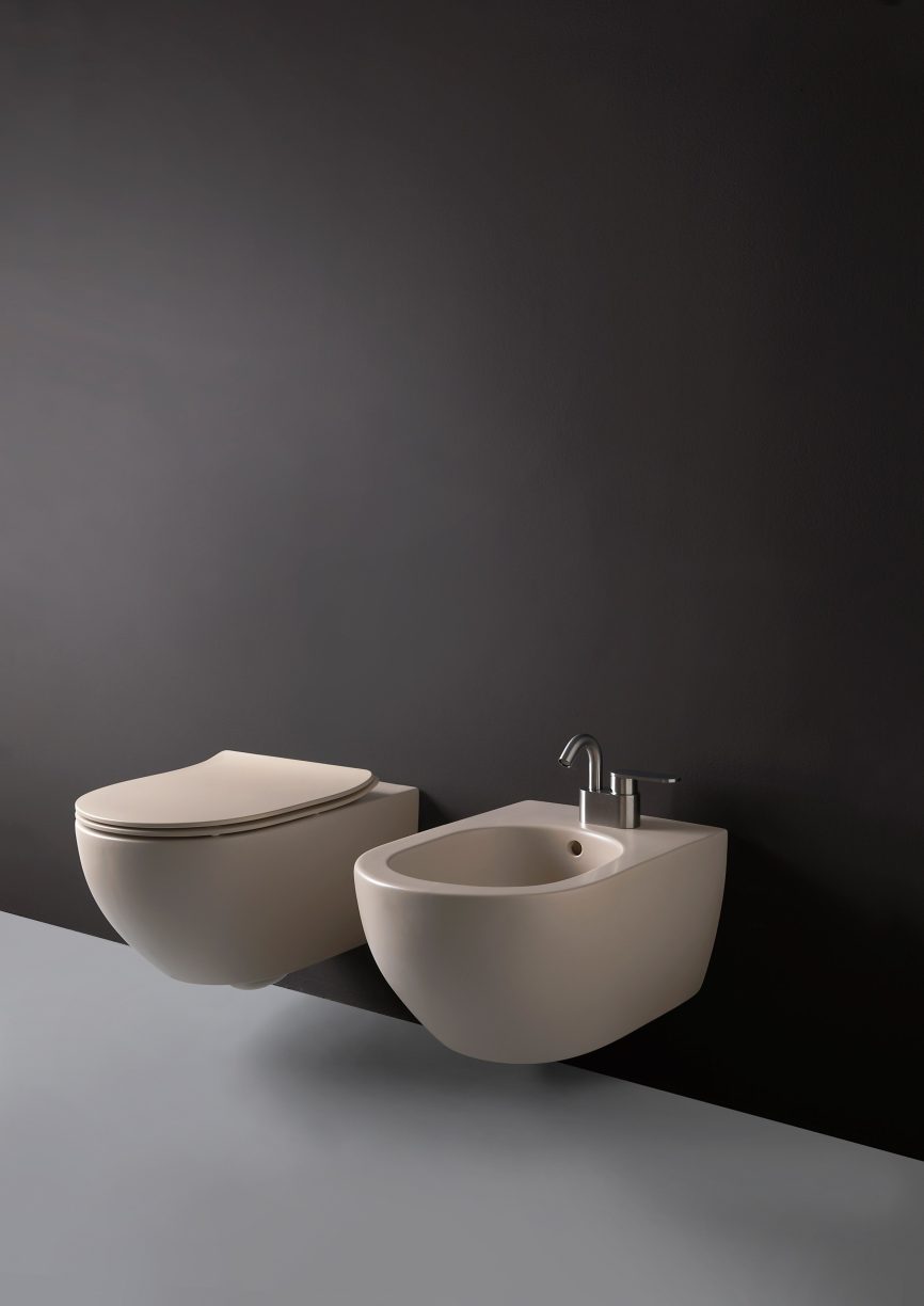 Flaminia App Goclean Wall-hung wc argilla matt