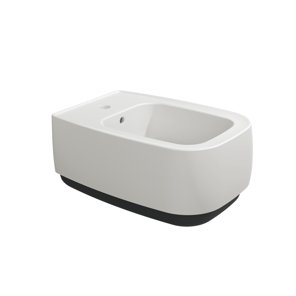 Flaminia Flag Wall-hung bidet latte-carbone