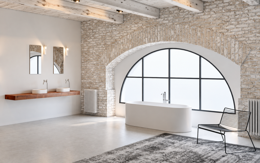 Riho Valor Solid surface freestanding bathtub 170x72x55 cm