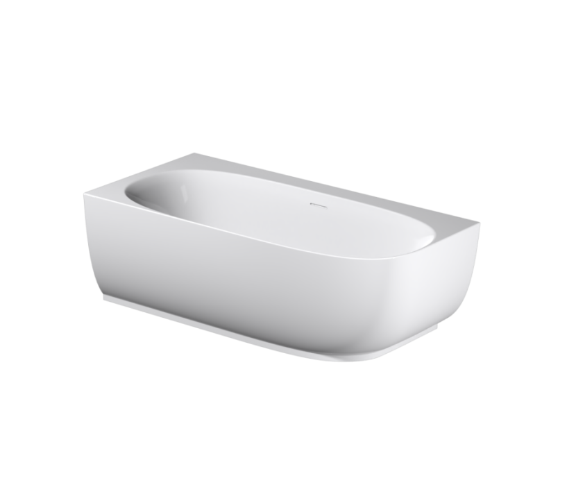 Riho Phatos Corner acrylic bathtub 170x80x58.5 cm glossy white