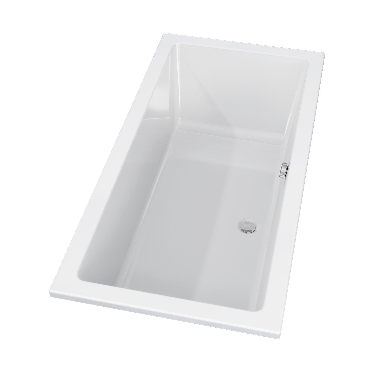 Riho Lusso Built-in bathtub 200x90x47.5 cm glossy white