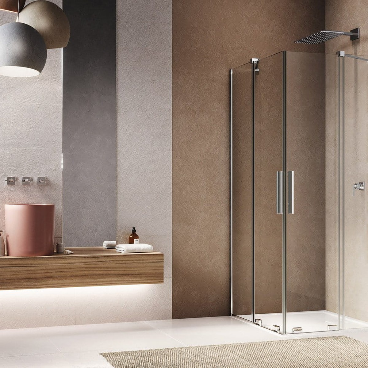 Ronal Bathrooms Amalia Chrome 90x200 cm