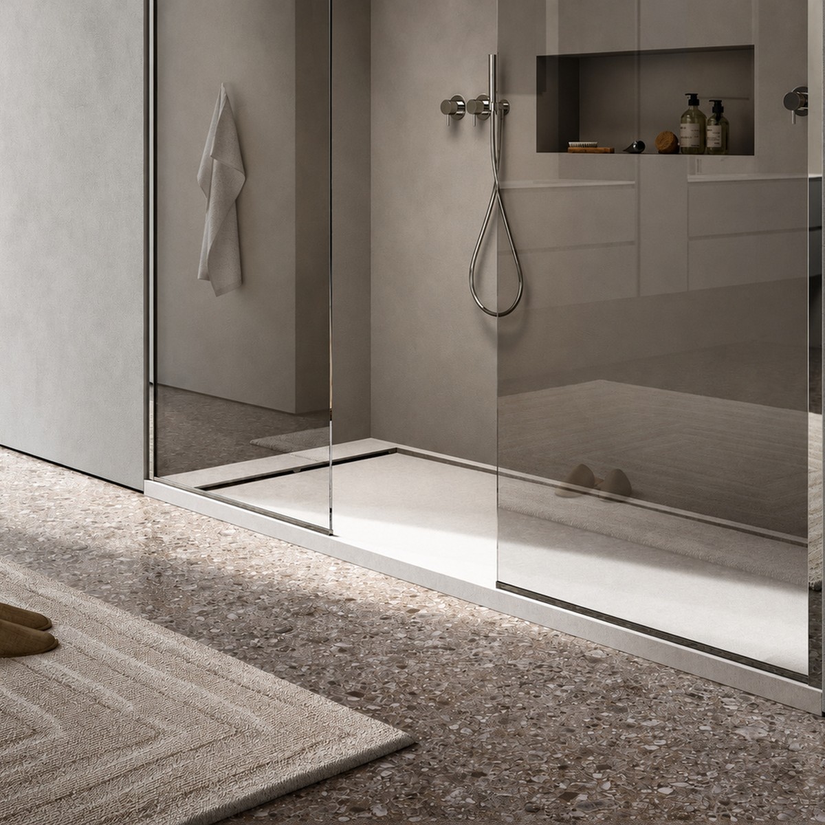 Ronal Bathrooms Rux XL PlyLite Shower tray white matt