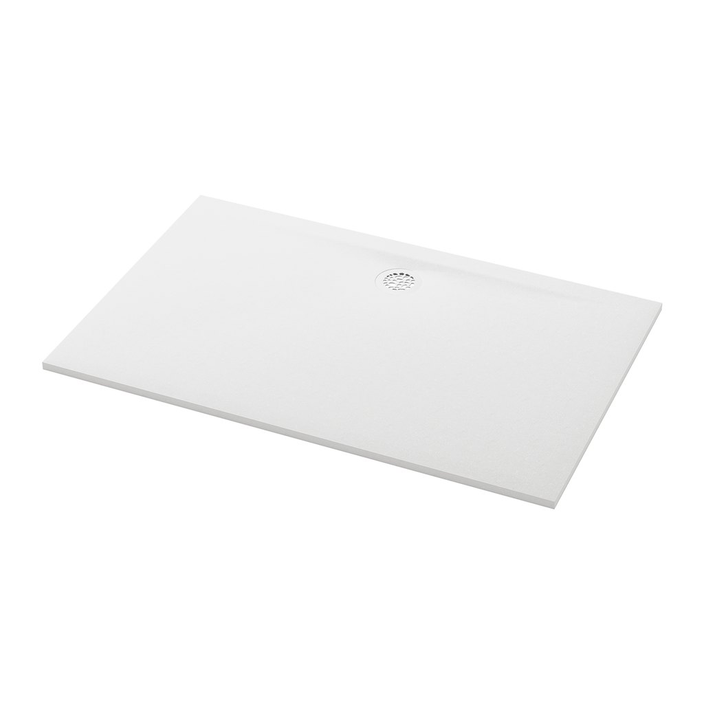 Ronal Bathrooms Air Mineralite Shower tray white matt