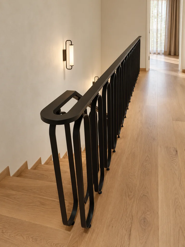 TemoCraft — ST Quiet luxury black steel balustrade-3