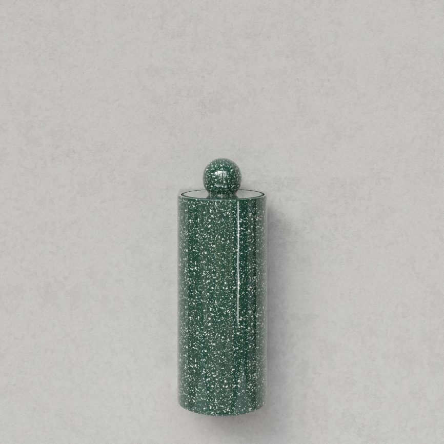 Trone Sceptre Toilet brush flaked green