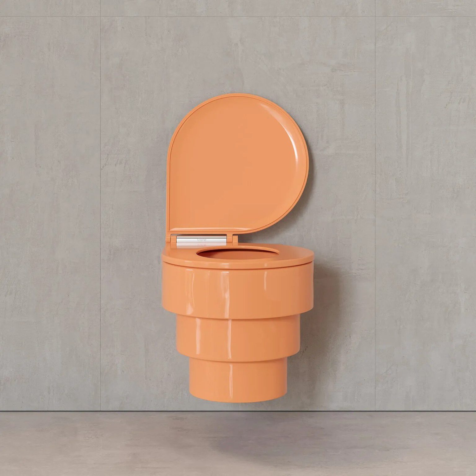 Trone Callipyge Wall-hung toilet peach