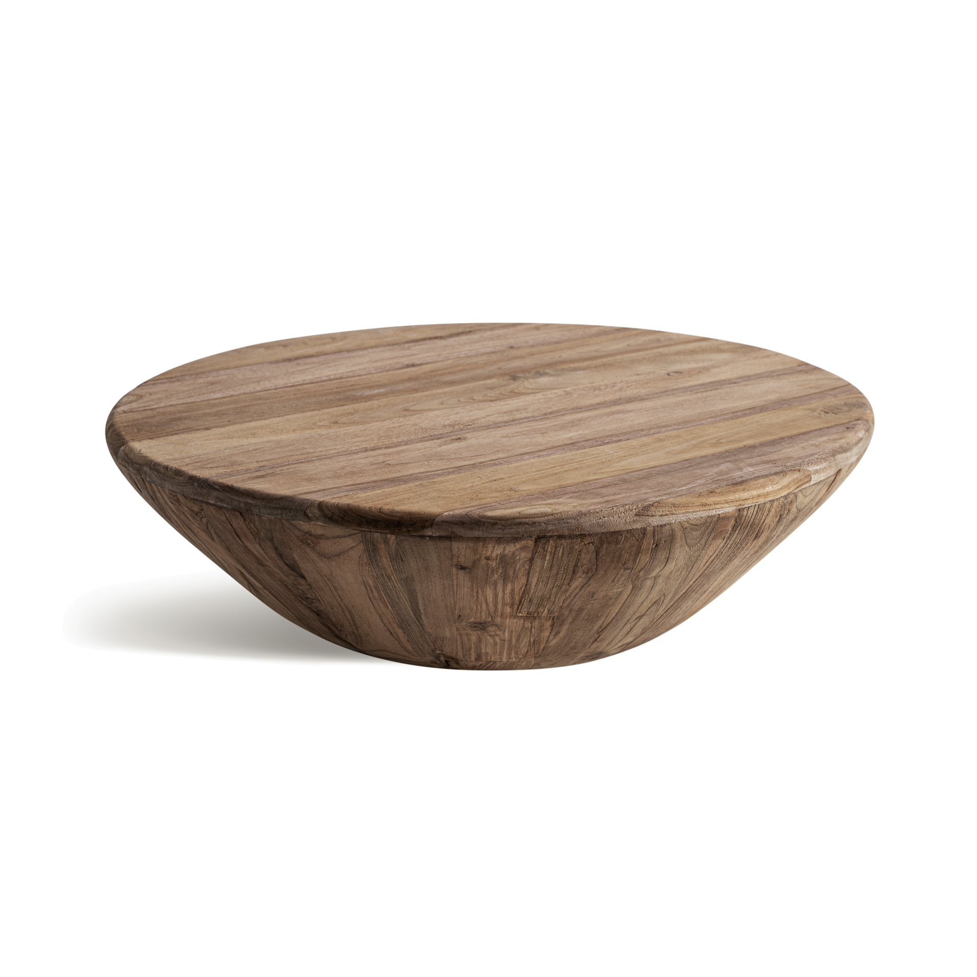 VICAL Erloy Teak wood side table 80x80x24 cm