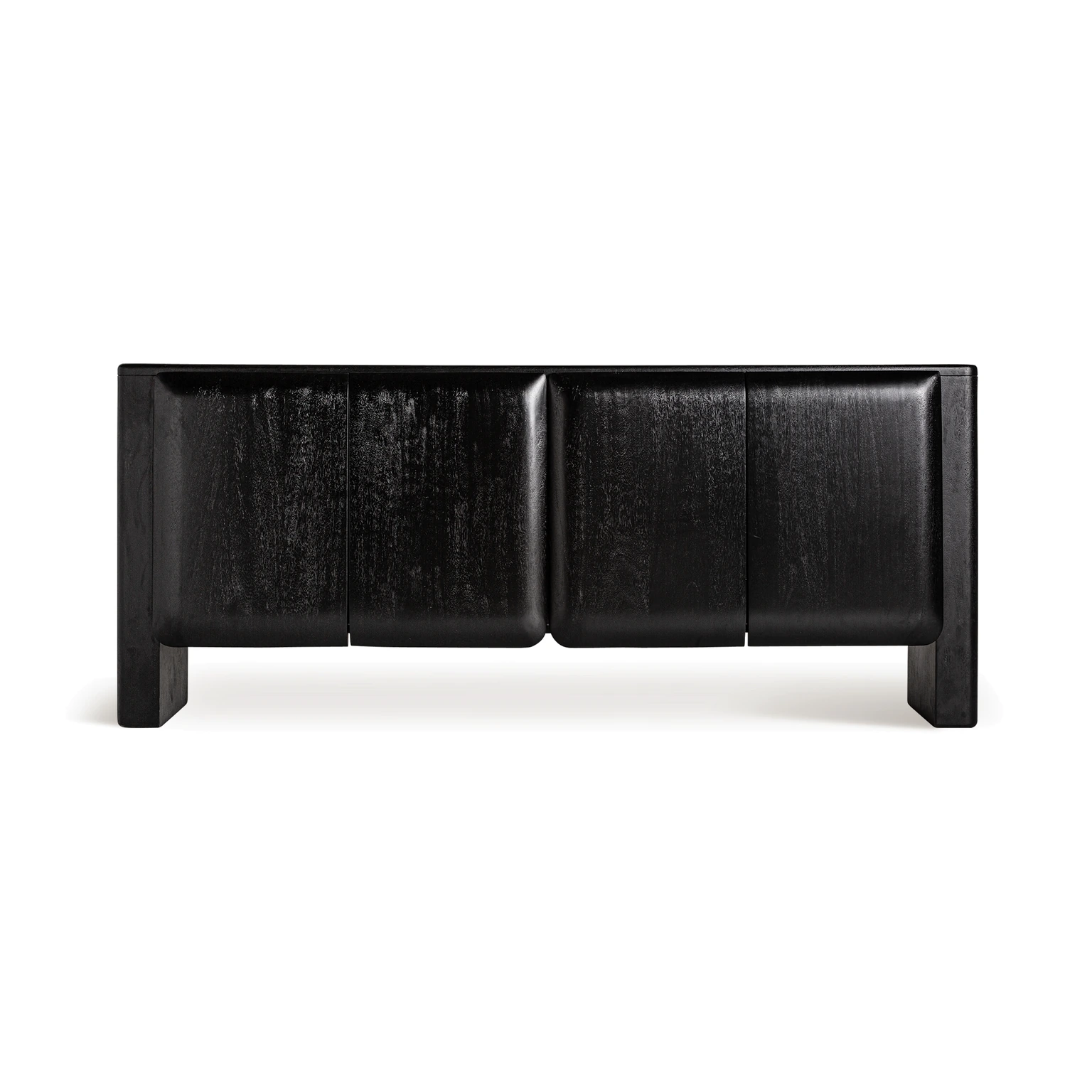 VICAL Norfolk Black mango wood sideboard 190x41x81 cm