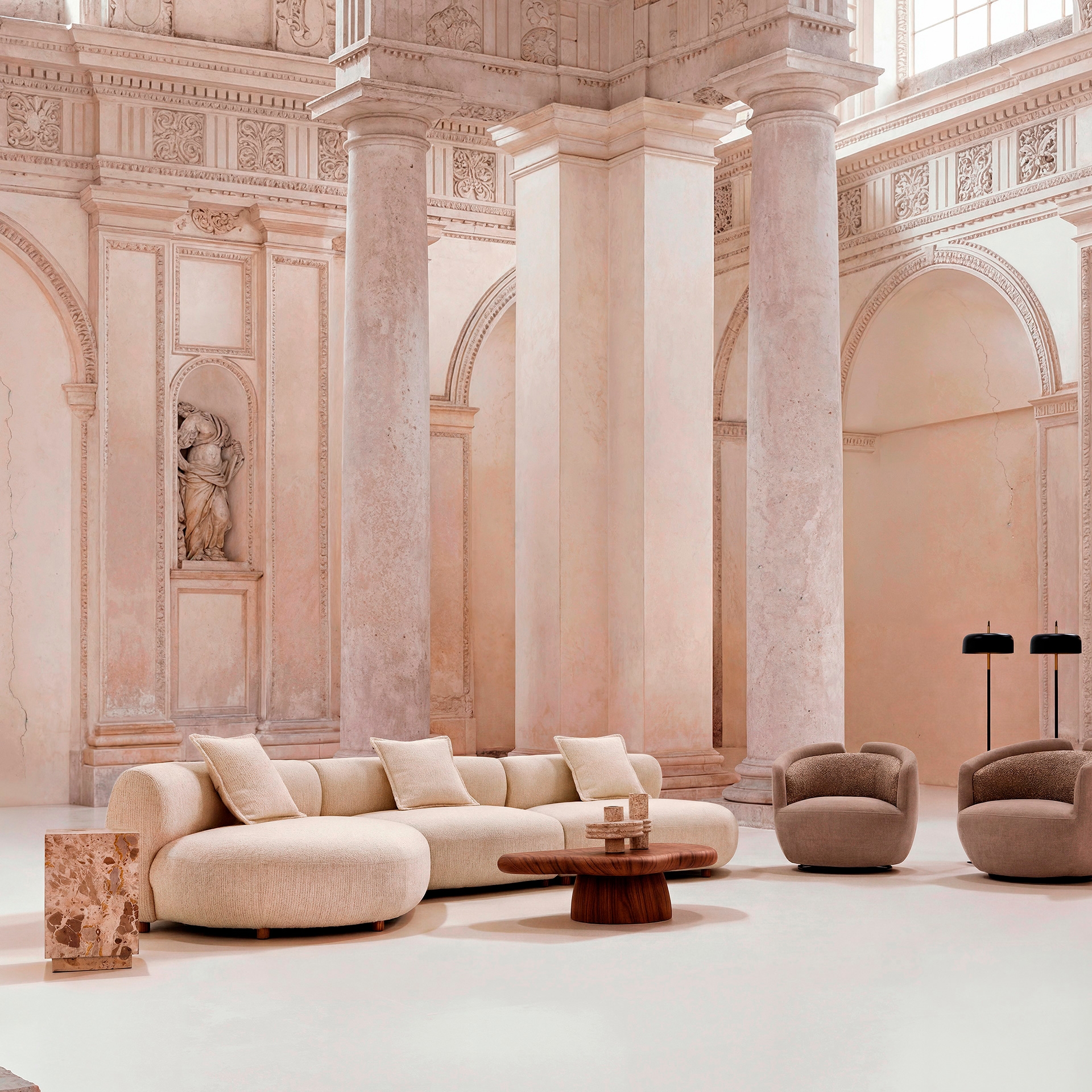VICAL Vipiteno Rotative armchair 85x82x76 cm