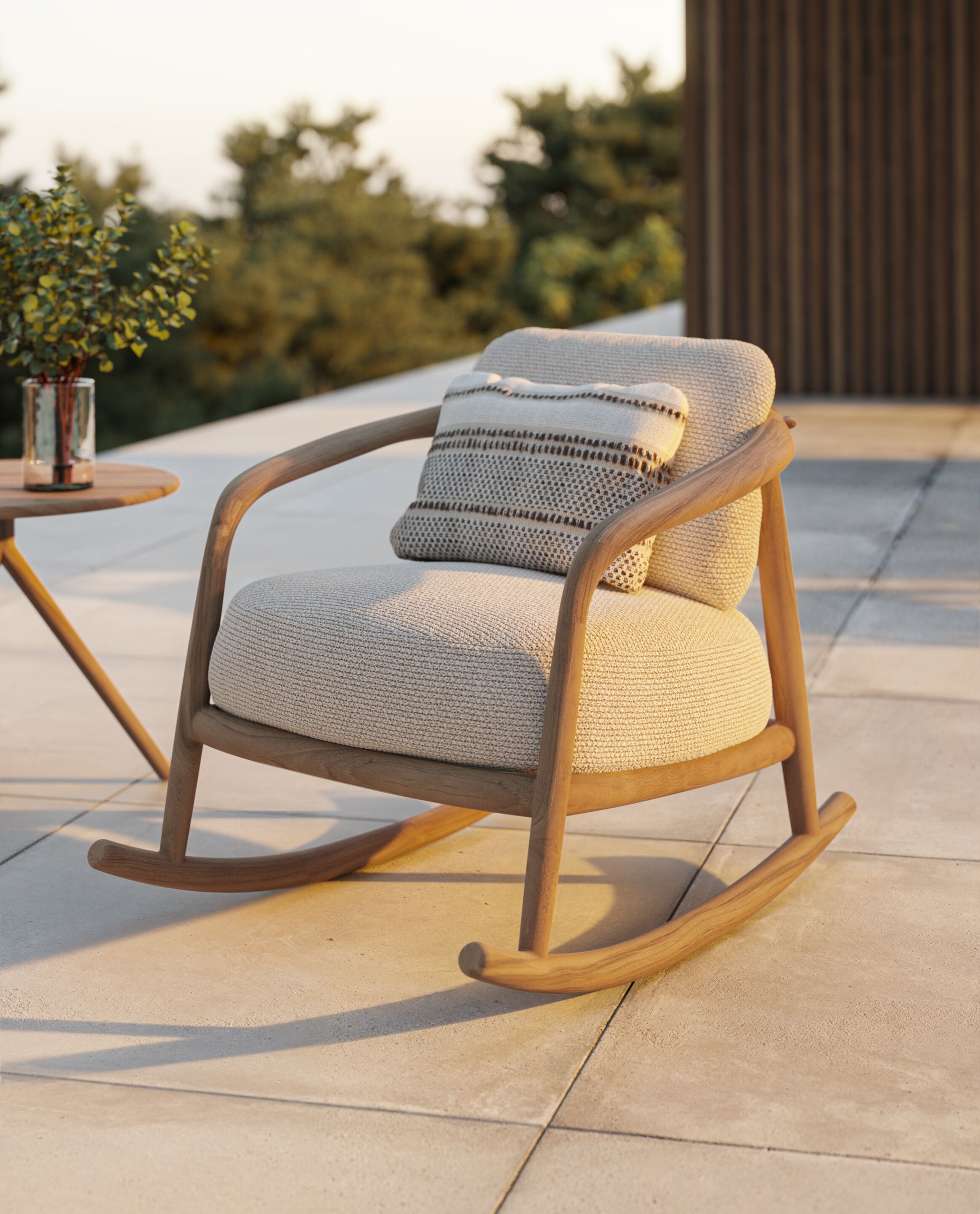 VONDOM Fusta Rocking lounge chair 77x92x78 cm