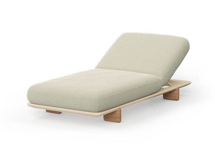 VONDOM Milos Sun lounger 80x200x36 cm