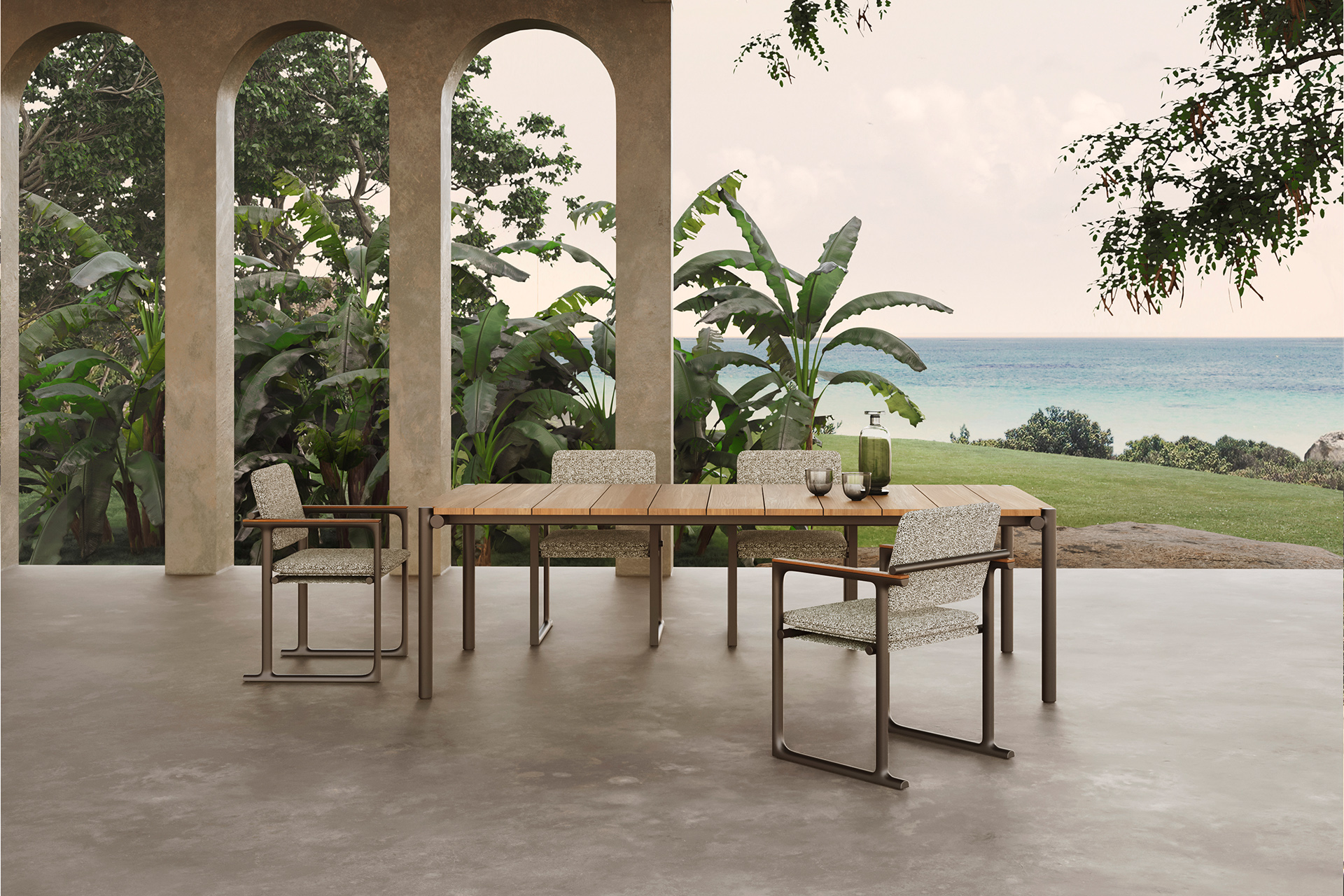 VONDOM Tulum Chair natural 58x56x85 cm