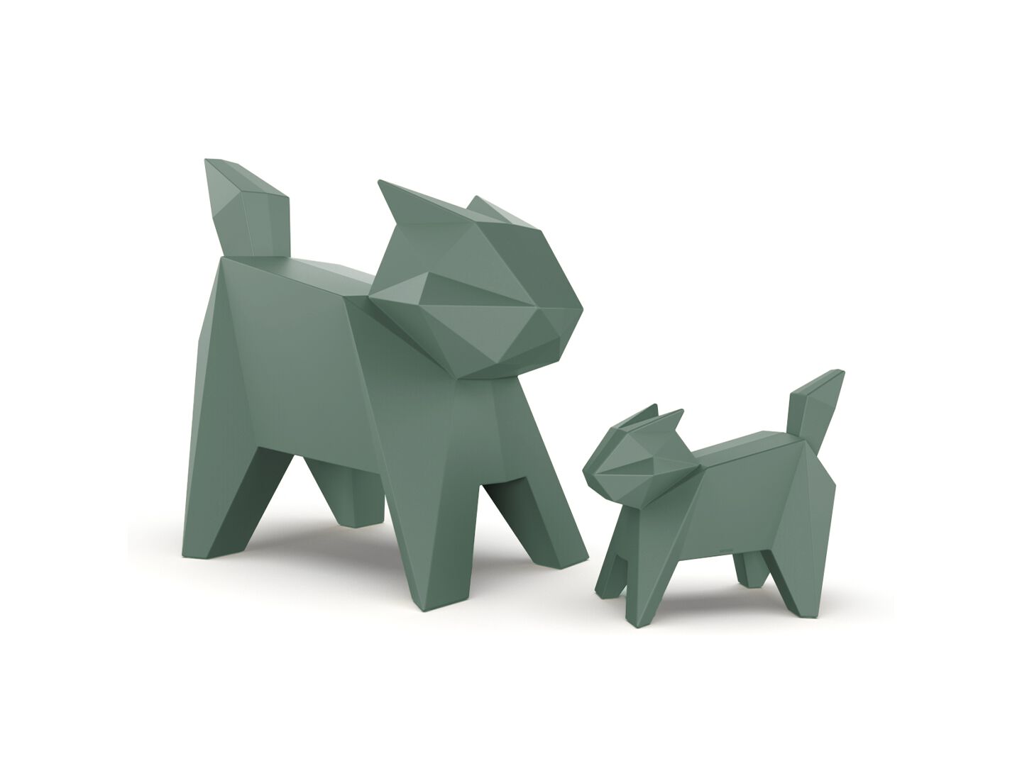 VONDOM Origami Neko & Koneko 138x74x120 cm