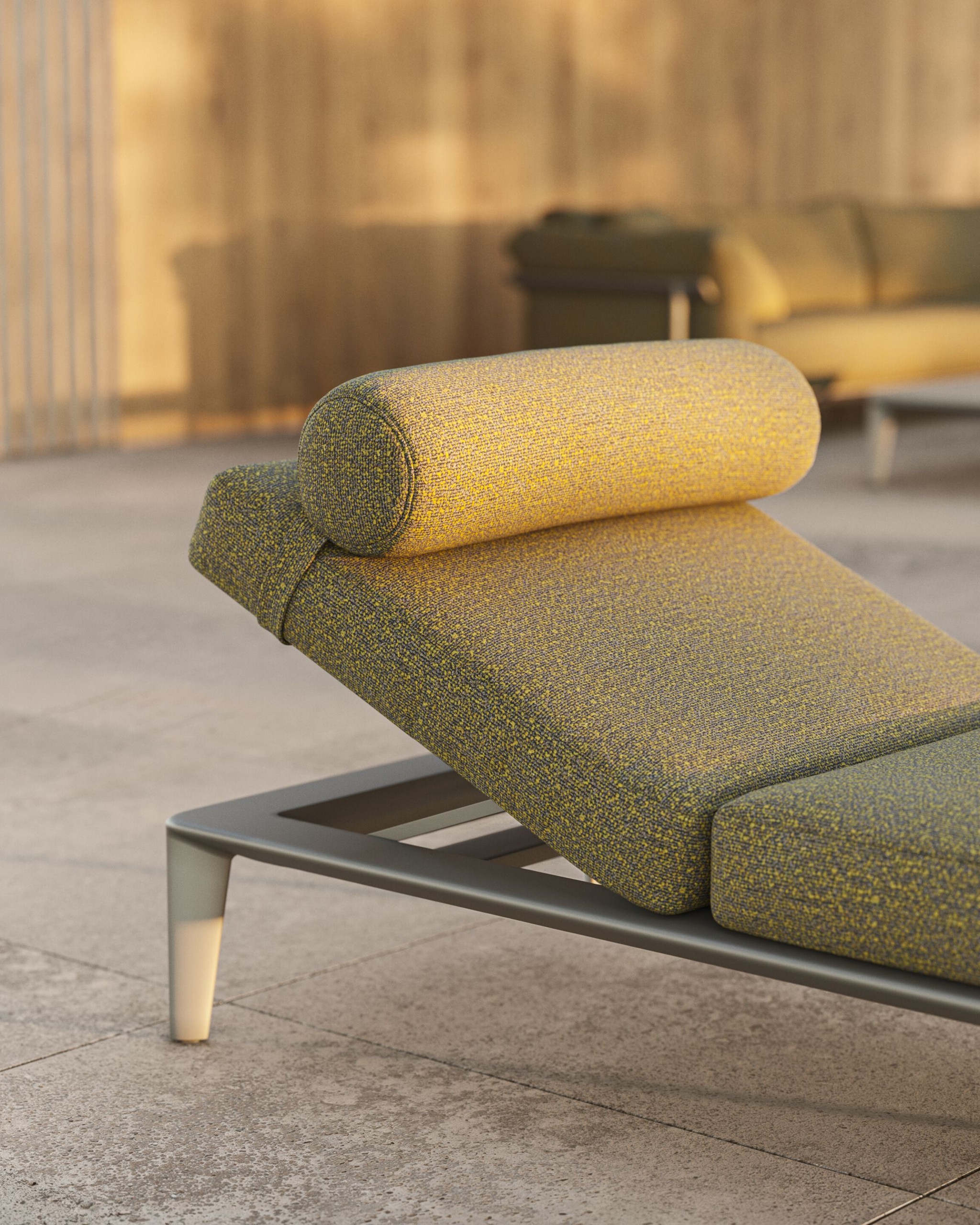 VONDOM Pasadena Sun lounger 200x80x62 cm