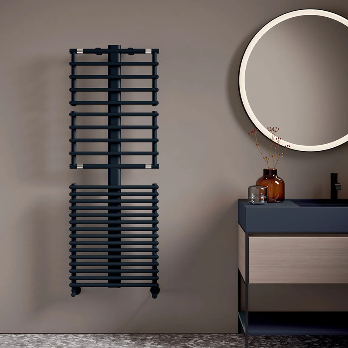 Irsap Get Up Steel towel radiator 1499x550 mm Azurite 3