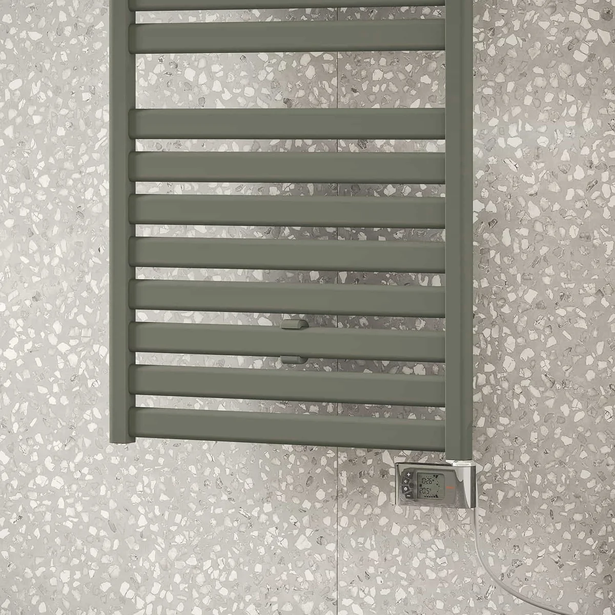 Irsap Vela Electric Steel towel radiator 1820x560 mm Agave