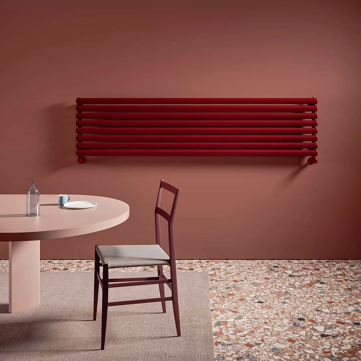 Irsap Ellipsis_H Steel radiator 480x1520 mm Claret