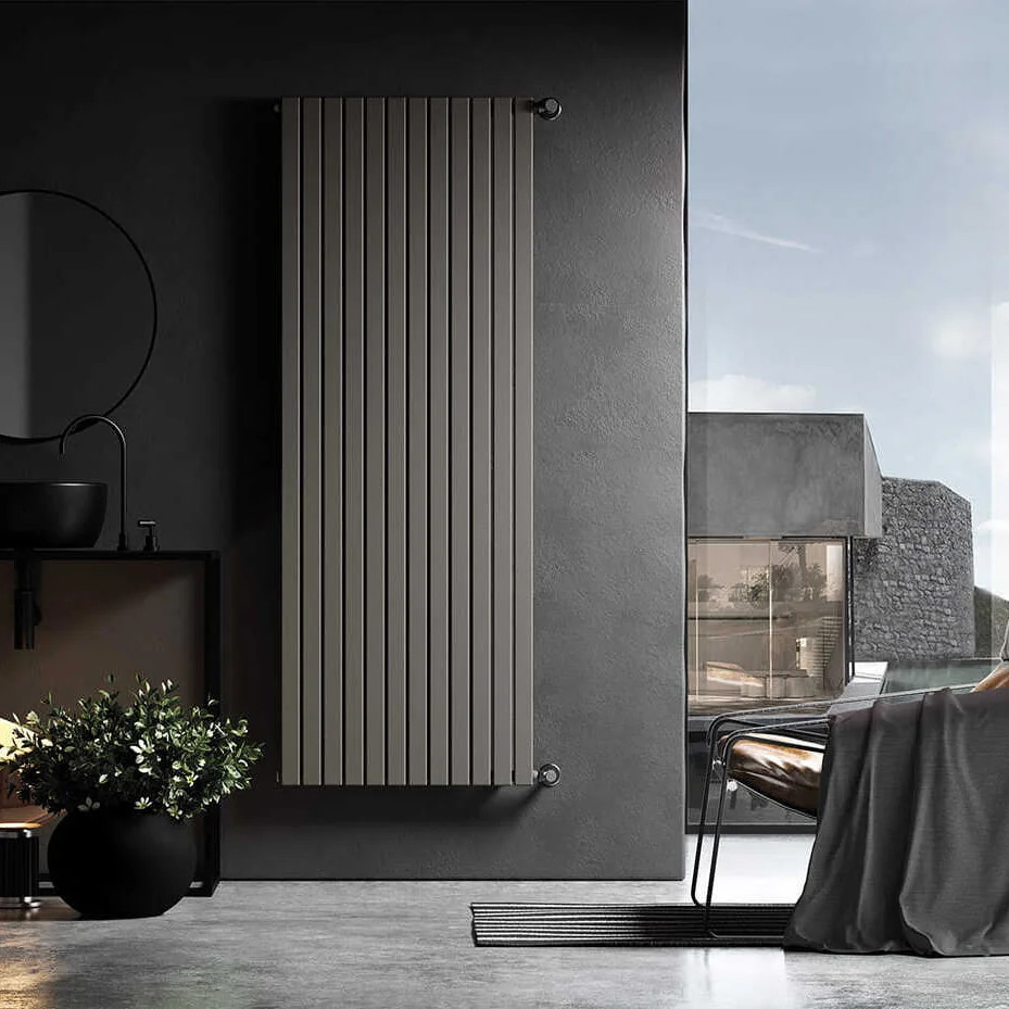 Irsap Piano Vertical Steel radiator 1820x680 mm Matt light grey