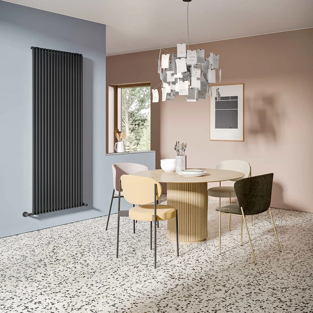 Irsap Sax Vertical Steel radiator 1800x720 mm Black
