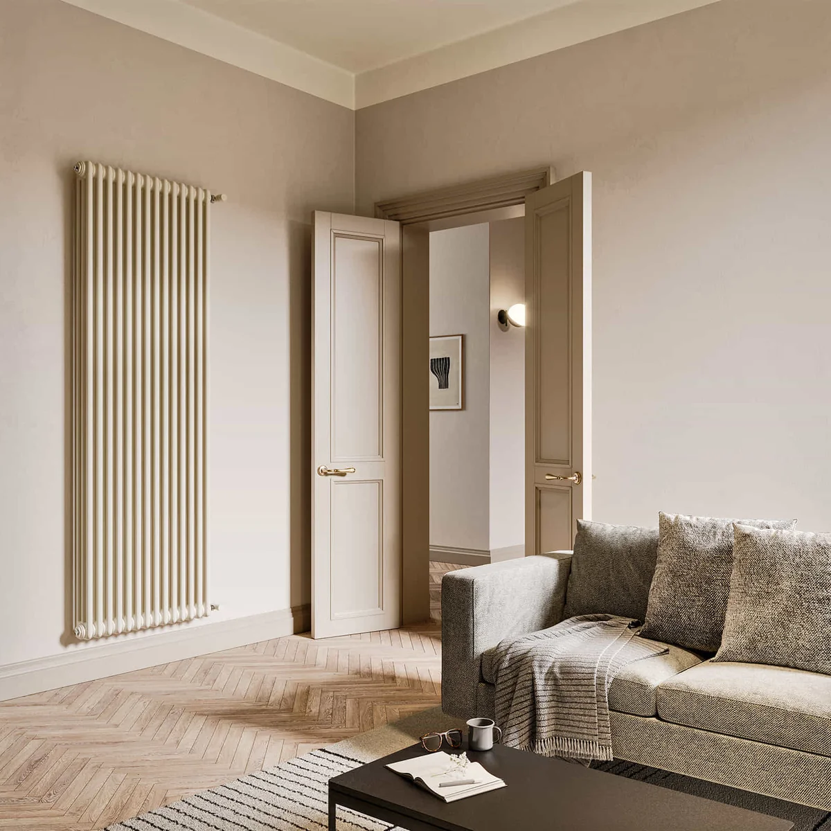 Irsap Tesi 3 Steel radiator 1800x630 mm Beige matt