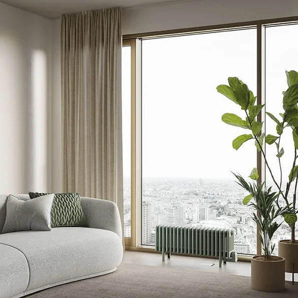 Irsap Tesi Electric Steel radiator 399x960 mm Agave