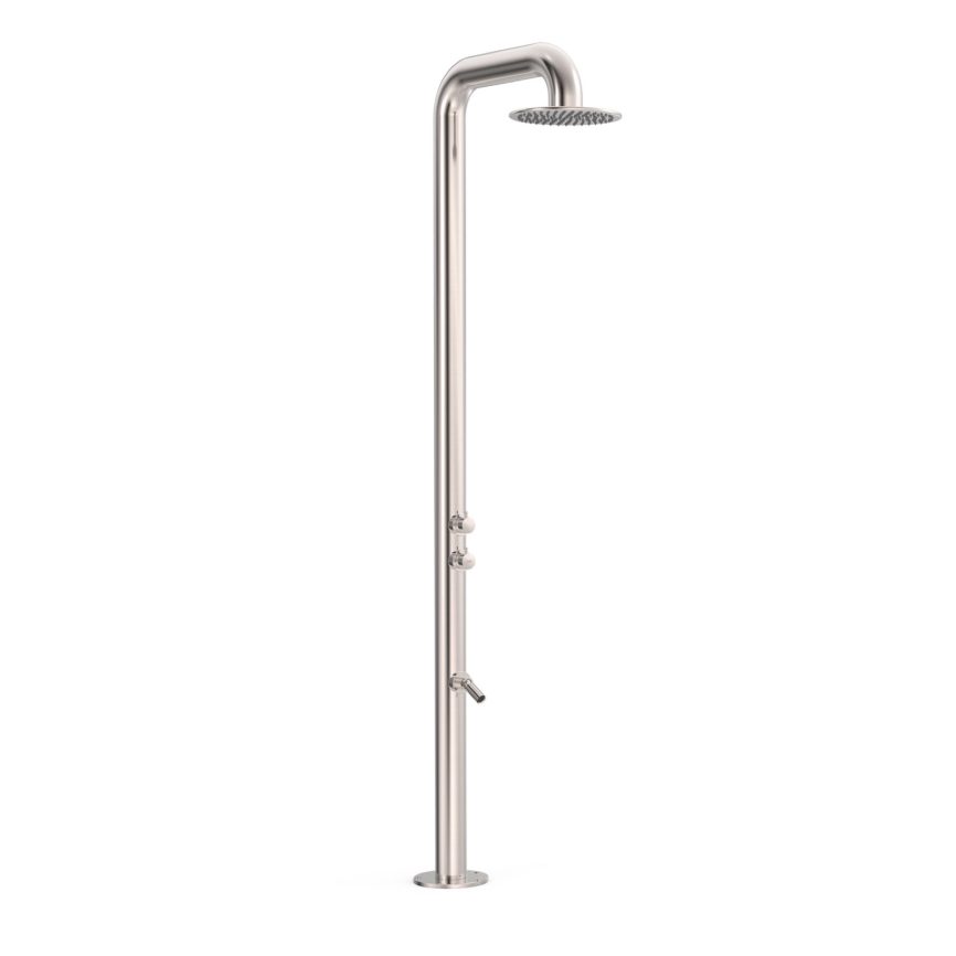 Tres Griferia Outdoor steel shower