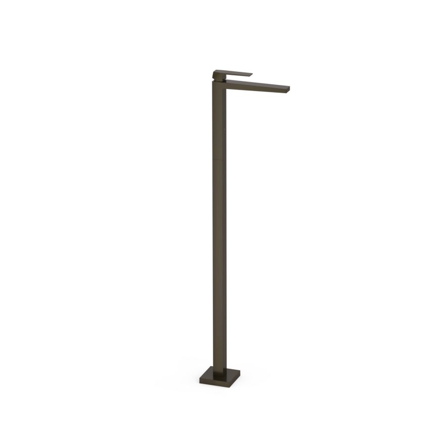 Tres Griferia Slim Freestanding washbasin mixer black bronze