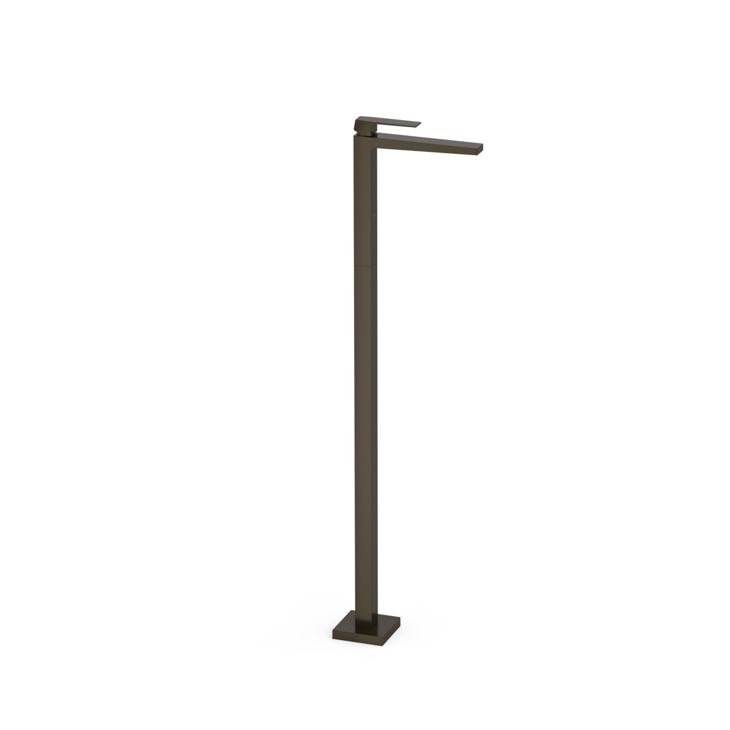 Tres Griferia Slim Freestanding washbasin mixer black bronze