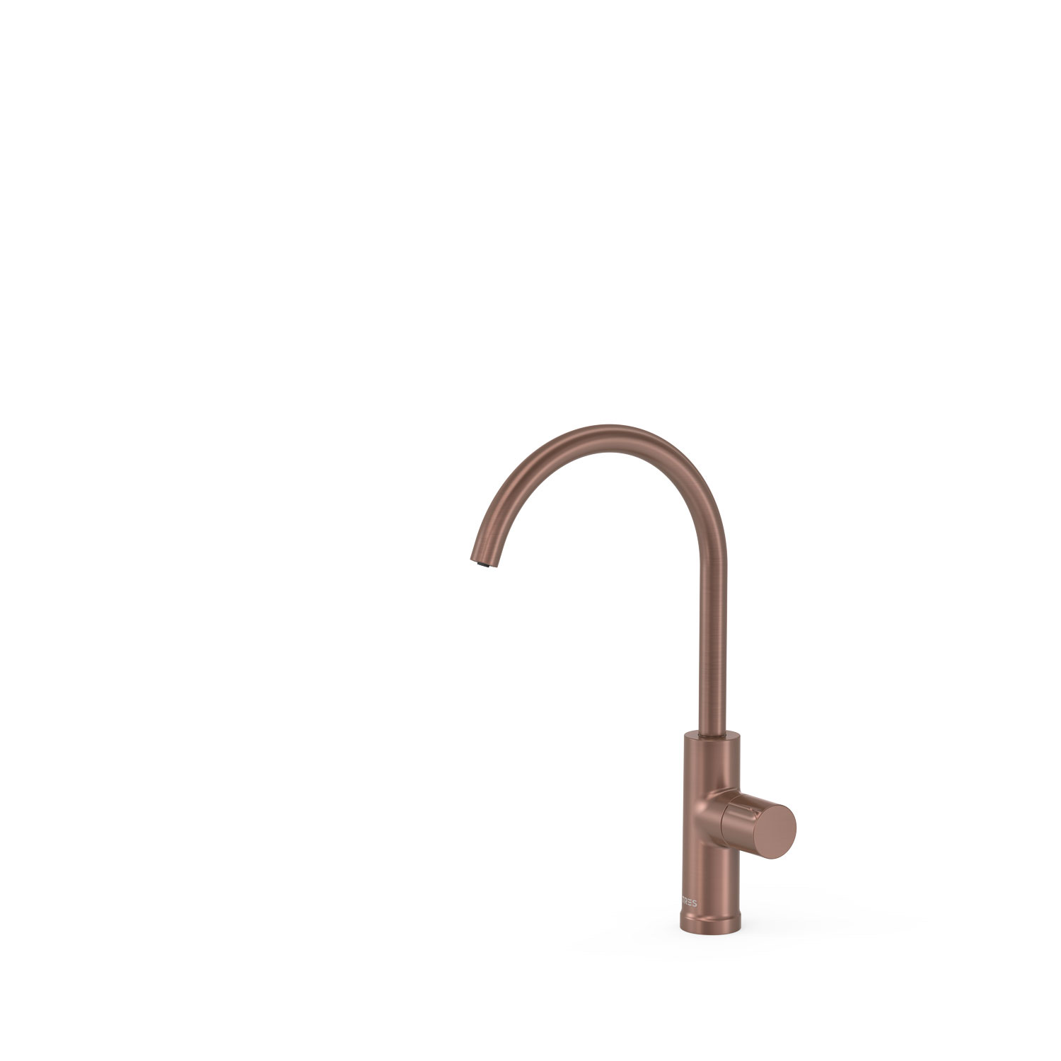 Tres Griferia Single-source kitchen mixer for filtered water volcanic