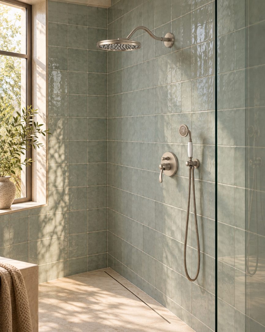 Tres Griferia Clasic 2-way concealed single-lever shower mixer kit steel